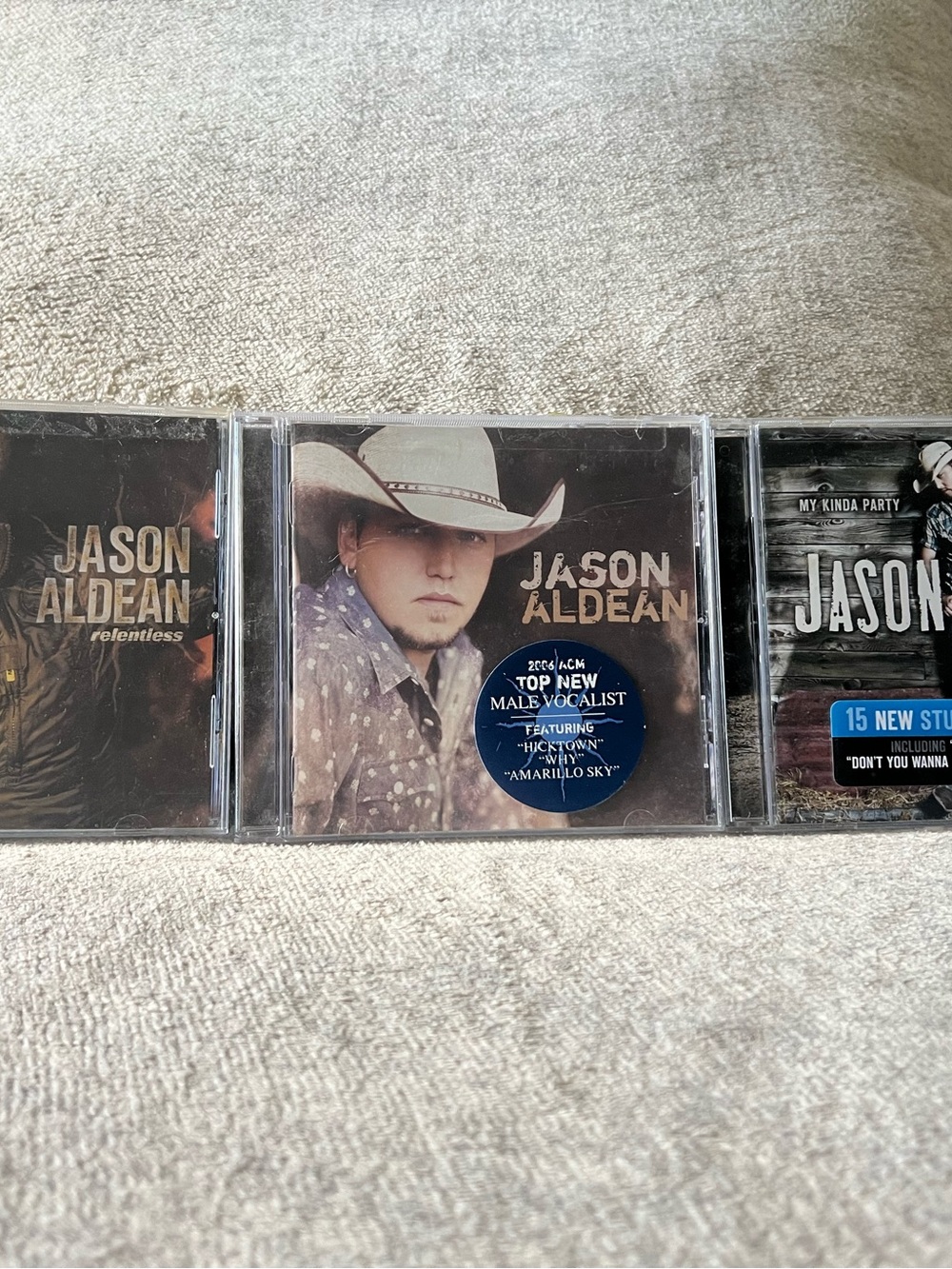 Jason Aldean – 3 CD Album Lot / Bundle